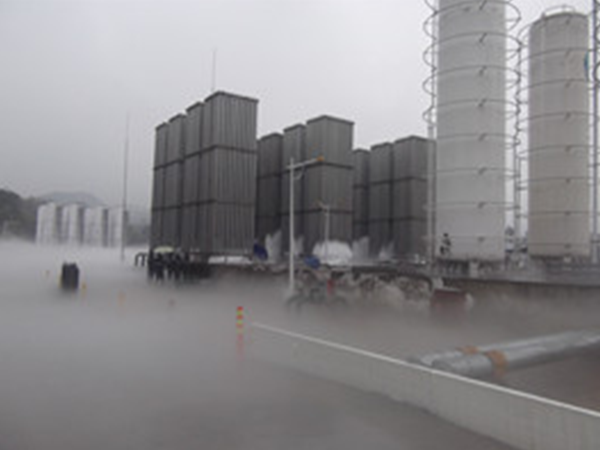 Liquid oxygen air temperature vaporizer